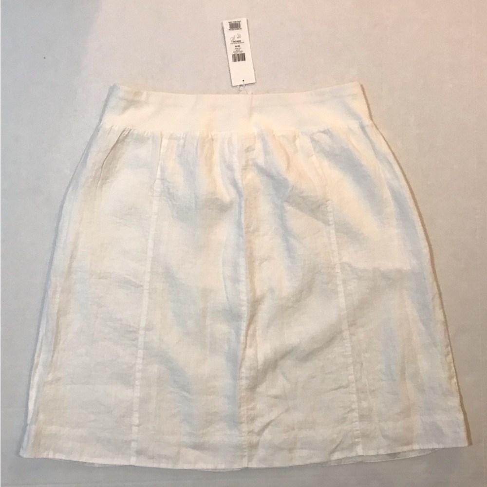 Eileen Fisher Soft Cream A-Line Skirt - Picture 2 of 6
